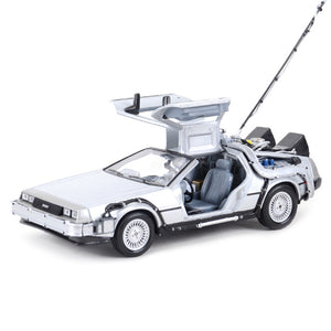 Welly 1:24 DMC-12 DeLorean Time Machine Back to the Future Car Static Simulation Diecast Alloy Model Car