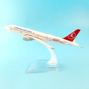 JASON TUTU Aircraft Model Diecast Metal 1:400 Emirates Airbus A380 16cm Airplanes Plane Model Airplane Model Turkey Boeing 777