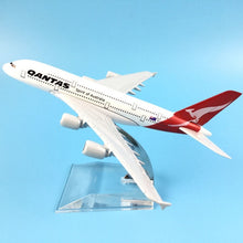 Load image into Gallery viewer, JASON TUTU Aircraft Model Diecast Metal 1:400 Emirates Airbus A380 16cm Airplanes Plane Model Airplane Model Turkey Boeing 777
