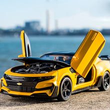 Load image into Gallery viewer, KIDAMI Camaro 1:32 Alloy Diecast Car Model Pull Back Sound Light Kids Toy Cars Collection Vehicles for Children&#39;s Gifts машинки
