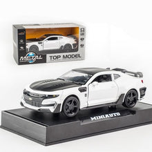 Load image into Gallery viewer, KIDAMI Camaro 1:32 Alloy Diecast Car Model Pull Back Sound Light Kids Toy Cars Collection Vehicles for Children&#39;s Gifts машинки
