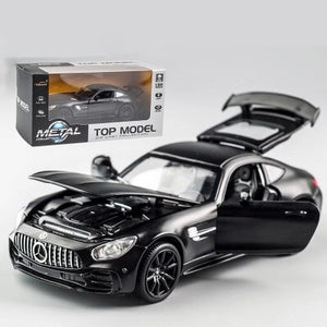 KIDAMI Camaro 1:32 Alloy Diecast Car Model Pull Back Sound Light Kids Toy Cars Collection Vehicles for Children's Gifts машинки