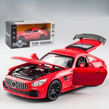 Load image into Gallery viewer, KIDAMI Camaro 1:32 Alloy Diecast Car Model Pull Back Sound Light Kids Toy Cars Collection Vehicles for Children&#39;s Gifts машинки
