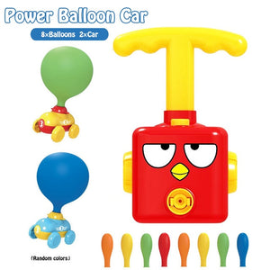 Education Science Experiment Toy Inertial Power Balloon Car Toy Puzzle Fun Inertial Power Car Balloon Toys for Children Gift