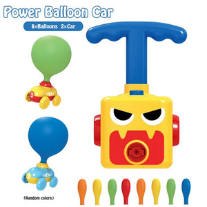 Education Science Experiment Toy Inertial Power Balloon Car Toy Puzzle Fun Inertial Power Car Balloon Toys for Children Gift