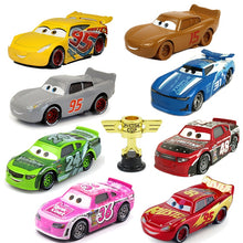 Load image into Gallery viewer, Disney Pixar Cars 2 Cars 3 No.95 Lightning McQueen Mater Jackson Storm Ramirez Vehicle Metal Alloy Boy Kid Toys Christmas Gift
