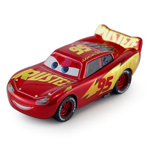 Disney Pixar Cars 2 Cars 3 No.95 Lightning McQueen Mater Jackson Storm Ramirez Vehicle Metal Alloy Boy Kid Toys Christmas Gift
