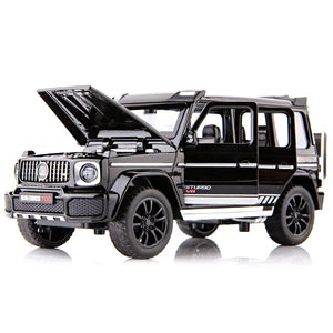 1:32 Diecast Metal Toy Car Model Vehicle SUV New G700 High Simulation Sound And Light Pull Back Car Collection Kids Toys Gifts